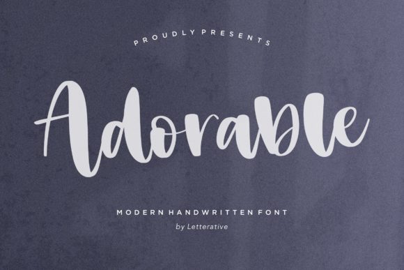 Adorable: The Quirky Handwritten Font for Crafters