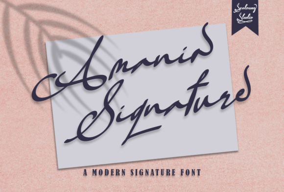 Amania Signature: The Handwritten Font for Modern Brands