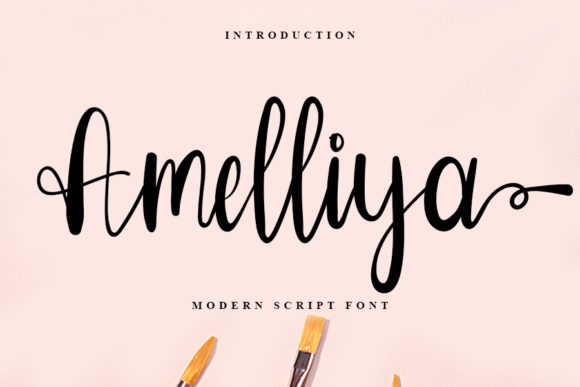 Amelliya: A Script Font for Elegant Branding