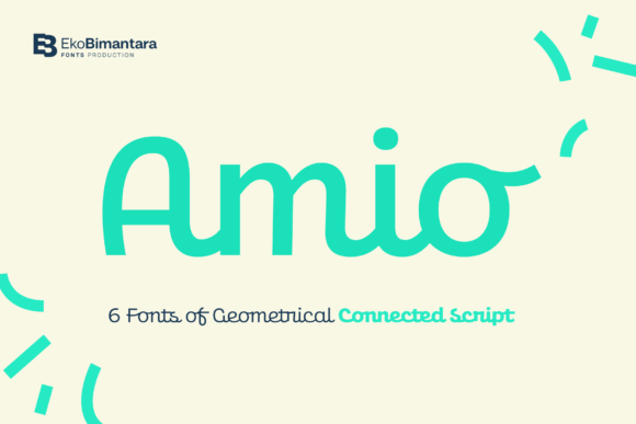 Amio Font: A Balanced Script for Makers