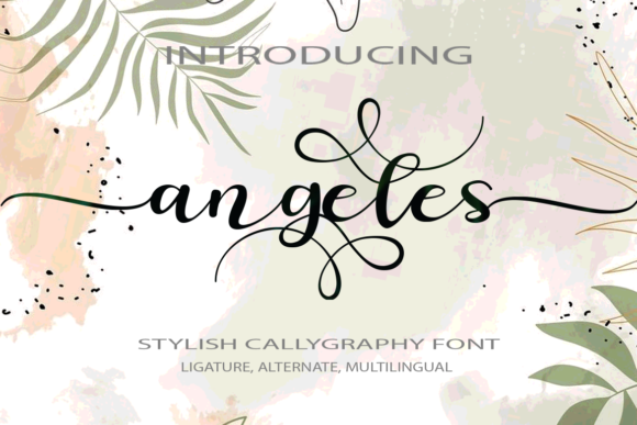 Angeles Font Review for Campaign Designers