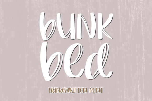 Bunk Bed Font: A Playful Typeface for Crafters