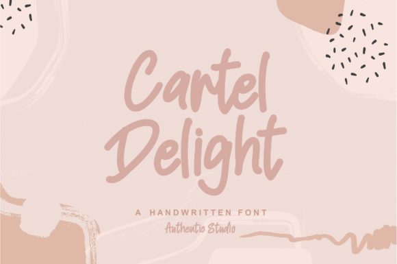 Cartel Delight: A Whimsical Typeface for Web Design