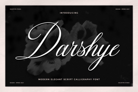 Darshye Font: An Elegant Script for Editorial Design