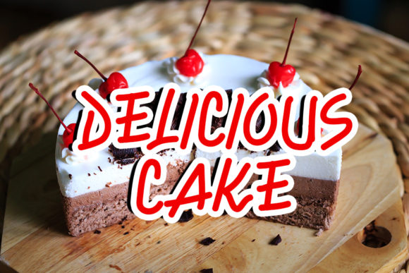 Delicious Cake Font: Elevate Your Brand Visuals