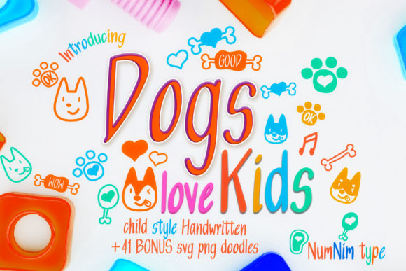 Dogs Love Kids: A Playful Handwritten Font for Web Design