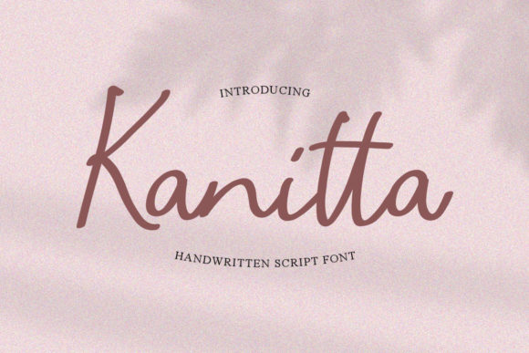 Kanitta Font: Elevate Your Handmade Brand