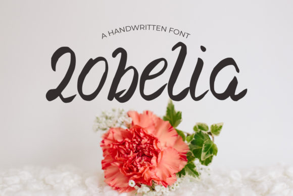 Lobelia Font: A Handwritten Typeface for Makers
