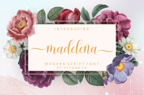 Madelena: A Modern Script Font for Web Design
