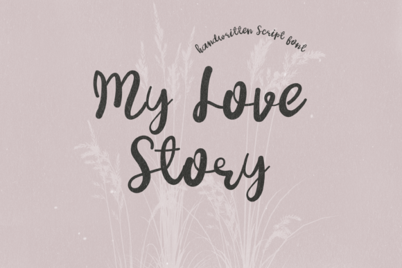 My Love Story Font: A Gentle Typeface for Editorial Design