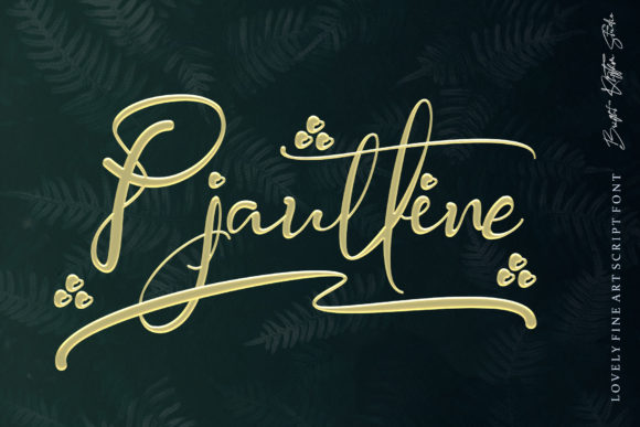 Pjaulline: A Sweet Handwritten Font for Branding
