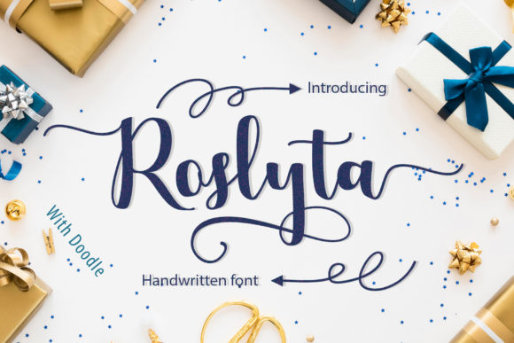 Roslyta: A Handwritten Font for Bold Campaigns