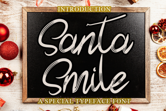Santa Smile: A Handwritten Font for Editorial Warmth