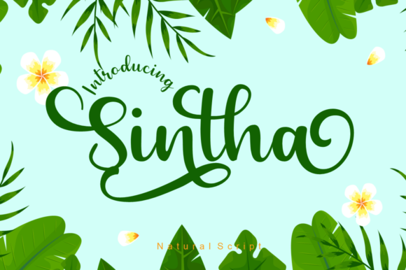 Sintha: A Handwritten Font for Crafters