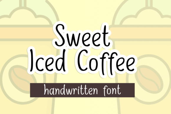 Sweet Iced Coffee Font for Editorial Design
