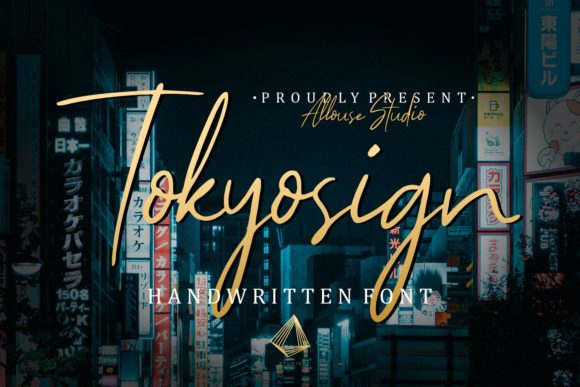 Tokyosign: An Elegant Script Font for Editorial Design