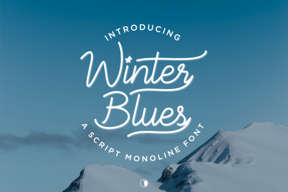 Winter Blues: A Handwritten Font for Editorial Design