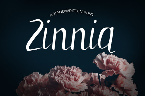 Zinnia: A Graceful Script Font for Editorial Design